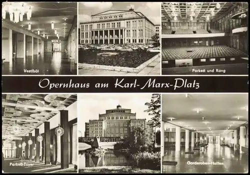 Ansichtskarte Leipzig Opernhaus 1983