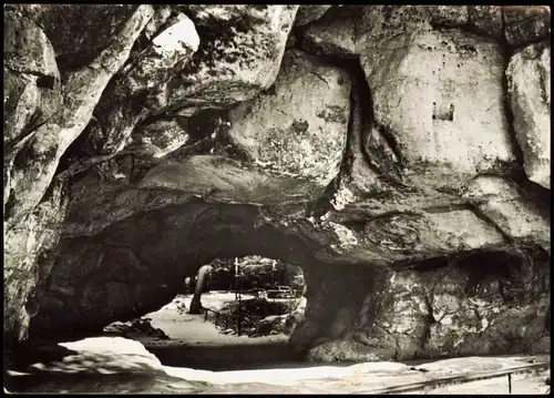 Kirnitzschtal-Sebnitz Kuhstall Sächsische Schweiz zur DDR-Zeit 1982