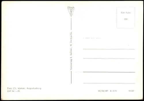 Augustusburg Erzgebirge DDR Mehrbildkarte mit Stadtteilansichten 1971