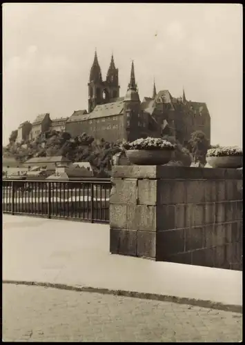 Ansichtskarte Meißen Schloss Albrechtsburg zur DDR-Zeit 1965