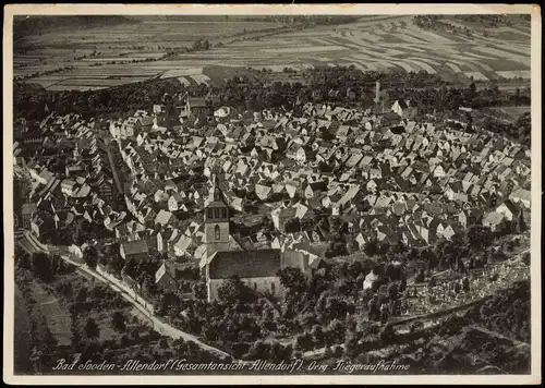 Ansichtskarte Bad Sooden-Bad Sooden-Allendorf Luftbild 1929