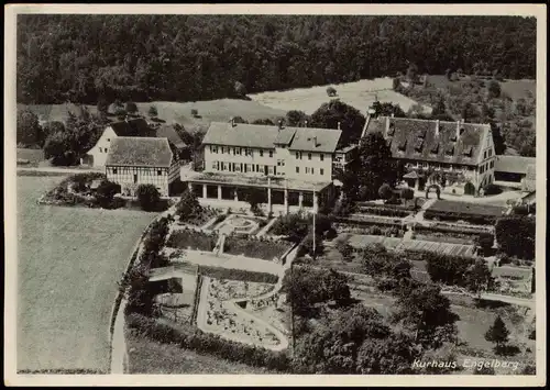 Schorndorf Luftbild Kurhaus und Restaurant Engelberg Stat. Winterbach (Remstal, Württbg.) 1939