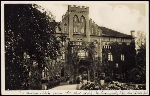 Ansichtskarte Seifersdorf bei Radeberg Wachau   Schloß 1937 Landpoststempel