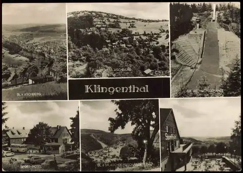 Klingenthal DDR MB Klingenthal u.a. SPORT-HOTEL BL.V. ASCHBERG 1971/1970