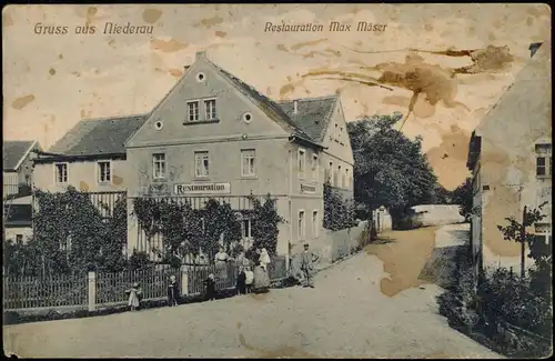 Ansichtskarte Niederau Restauration Max Möser 1911
