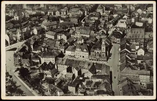 Ansichtskarte Löbau Luftbild 1938