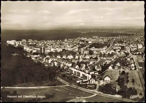 Ansichtskarte Hausen (Obertshausen) Luftbild 1967