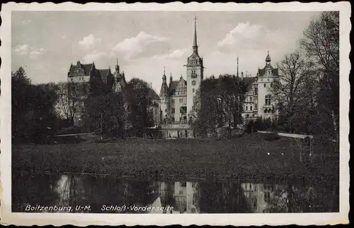 Ansichtskarte Boitzenburger Land Schloß Vorderseite Uckermark 1931