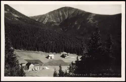 Postcard Petzer Pec pod Sněžkou Blaugrund 1932