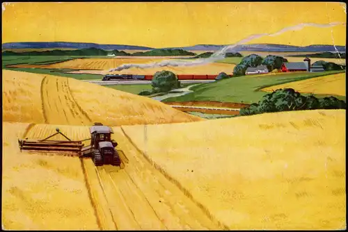 Kansas Allgemein Berufe /Arbeit: Bauern - Landwirtschaft USA 1940