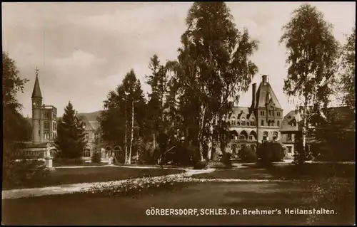 Görbersdorf in Schlesien Sokołowsko Schlesien Dr. Brehmer's Heilanstalten. 1933