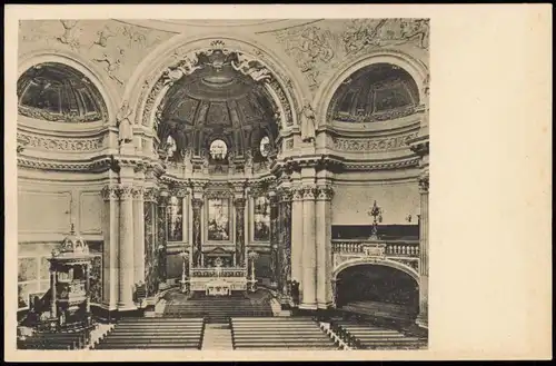 Ansichtskarte Mitte-Berlin Dom Predigtkirche Blick nach dem Altar 1920