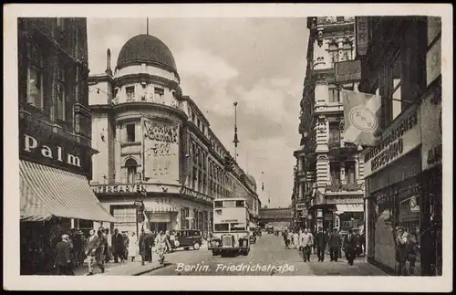 Ansichtskarte Mitte-Berlin Friedrichstraße - Bus 1946