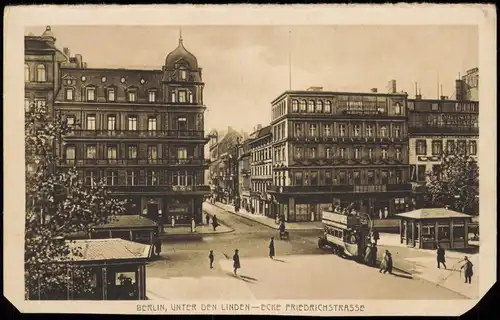 Berlin  Friedrichstraße 1923 Inflafrankatur 2 Millionen auf 200 Mark
