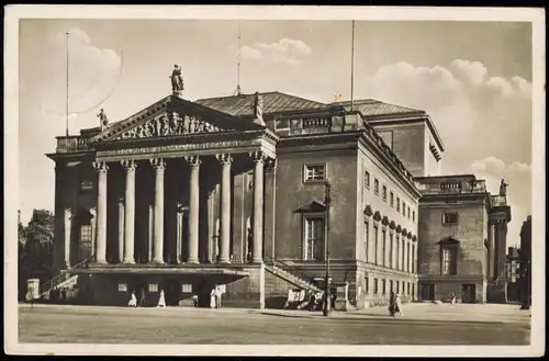 Ansichtskarte Mitte-Berlin Staatsoper Unter den Linden 1942