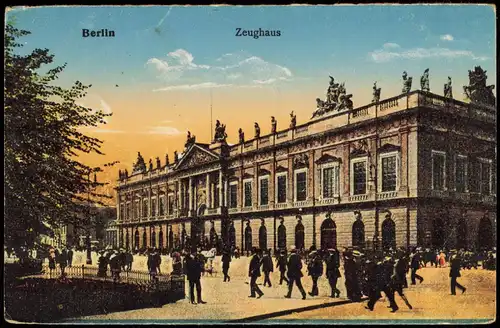 Ansichtskarte Berlin Zeughaus (Gebäude-Ansicht) 1919