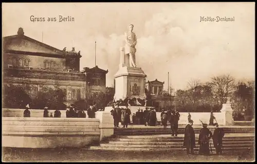 Ansichtskarte Mitte-Berlin Moltke-Denkmal 1920