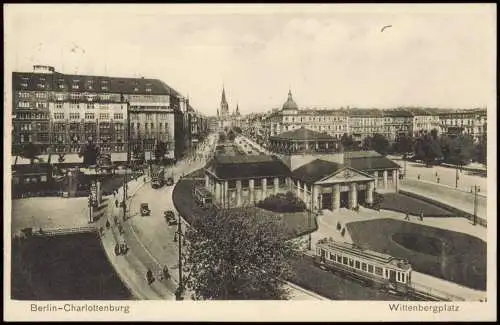 Schöneberg-Berlin Tauentzienstraße Wittenbergplatz aus der Vogelschau-Perspektive 1934