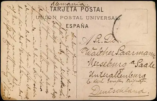 Postales Saragossa Zaragoza Paseo de Sagasta 1914