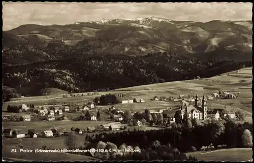 St. Peter (Hochschwarzwald) St. Peter (Hochschwarzwald) Blick auf die Stadt 1962