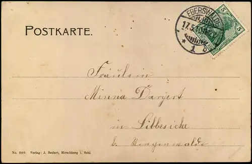 Postcard Krummhübel Karpacz Stadt mit Hochgebirge. 1910