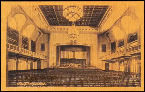 Ansichtskarte Leipzig Kongreßhalle 1950