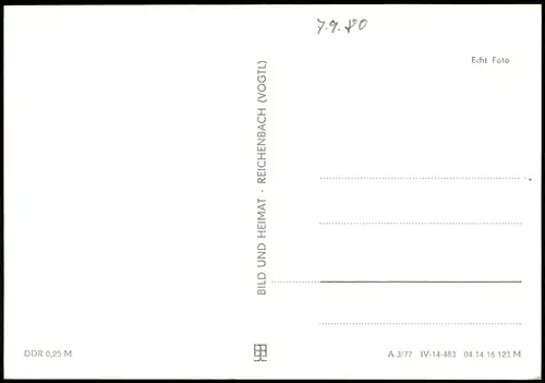 Ansichtskarte Rochlitz DDR Mehrbildkarte mit 5 Stadtansichten 1977