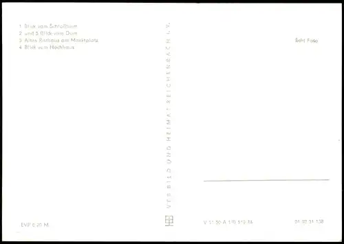 Ansichtskarte Schwerin DDR Mehrbildkarte mit Stadtteilansichten 1974