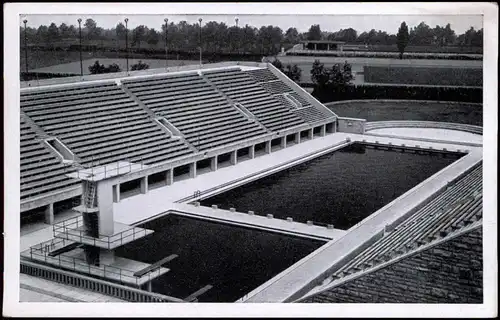 Ansichtskarte Berlin Olympia-Schwimmstadion 1936