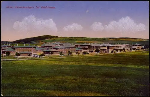 Ansichtskarte Feldstetten-Laichingen Neues Barackenlager 1914