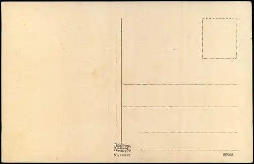 Ansichtskarte Norderney Napoleonsschanze mit der Windmühle b. Mondschein 1913