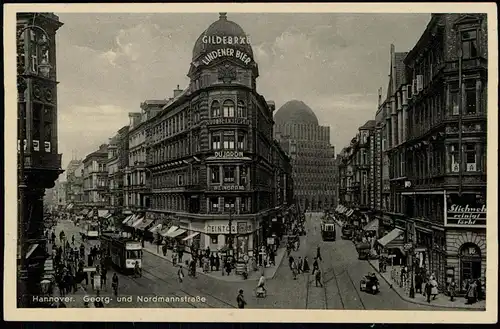 Ansichtskarte Hannover Georg- und Nordmannstraße 1835