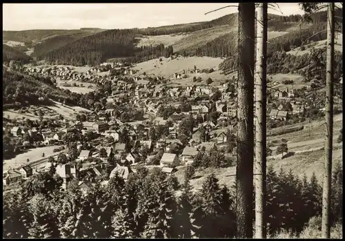 Ansichtskarte Manebach-Ilmenau Panorama-Ansicht 1977