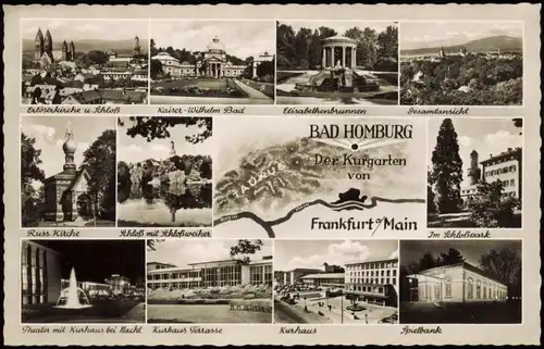 Bad Homburg vor der Höhe MB u.a. mit Schloss,  Kurhaus, Spielbank uvm. 1960