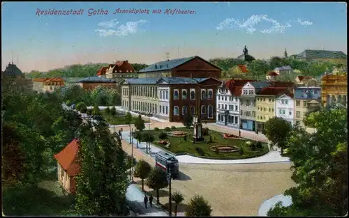 Ansichtskarte Gotha Arnoldi Platz 1916