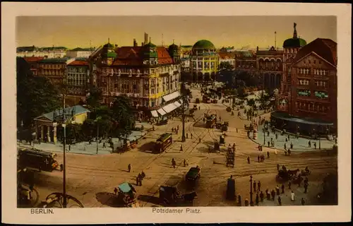 Ansichtskarte Tiergarten-Berlin Potsdamer Platz 1922