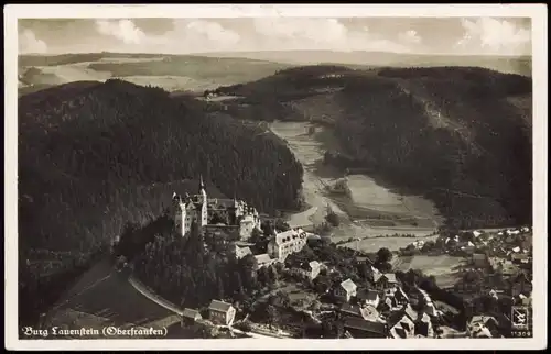 Ansichtskarte Lauenstein-Ludwigsstadt Luftbild 1938