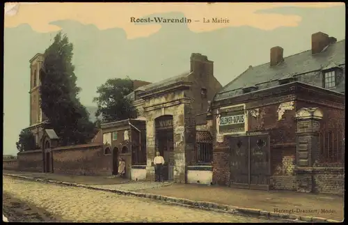 CPA Roost-Warendin La Mairie 1915