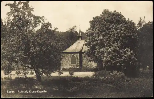 Ansichtskarte Essen (Ruhr) Ruhrtal, Kluse-Kapelle 1928