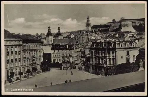 Postcard Glatz Kłodzko Stadt, Festung 1942