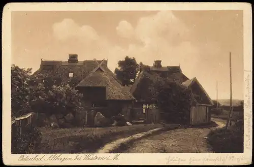 Ansichtskarte Althagen Fischerhäuser - Wustrow Ostsee 1925