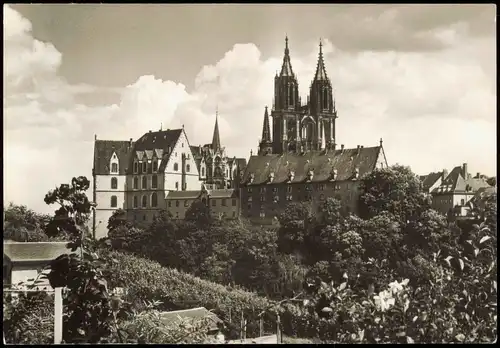 Ansichtskarte Meißen Panorama-Ansicht mit Albrechtsburg und Dom 1988