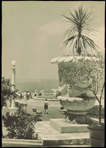 Sotschi Сочи | სოჭი Strandpromenade in Sotschi am Schwarzen Meer 1959