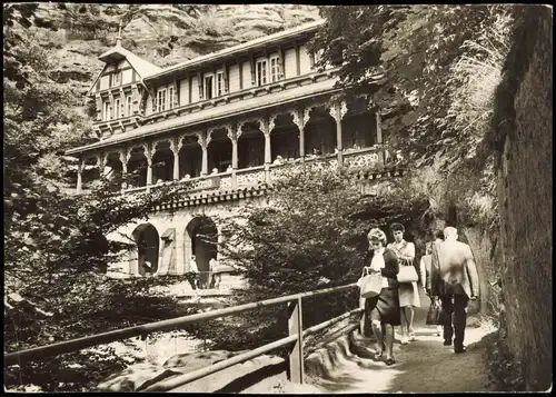 Postcard .Tschechien An der Pravčická brána / CSSR 1975