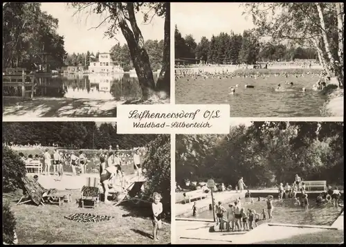 Seifhennersdorf DDR Mehrbildkarte Ansichten Waldbad Silberteich 1967