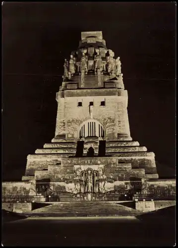 Leipzig Völkerschlachtdenkmal Памятник битв народов 1963