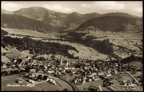 Ansichtskarte Oberstaufen Panorama-Ansicht 1967