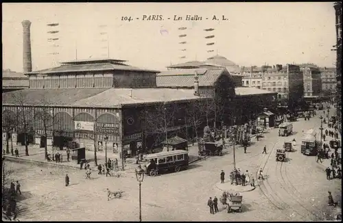 CPA Paris Les Halles 1931