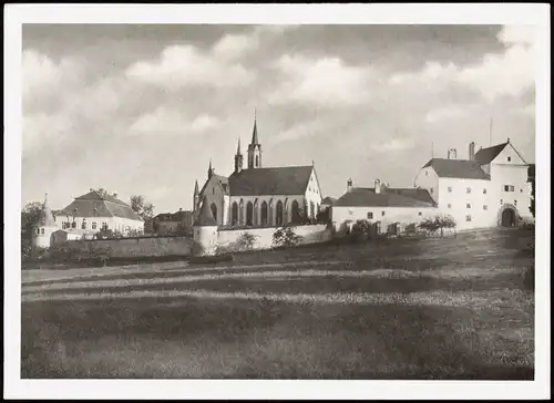 Hohenfurth (b. Krumau Böhmen) Zisterzienserkloster Hohenfurth an der Moldau 1970