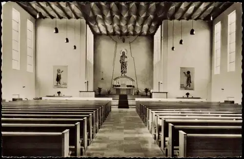 Ansichtskarte Höxter (Weser) Peter- und Paulskirche Blick auf den Altar 1960